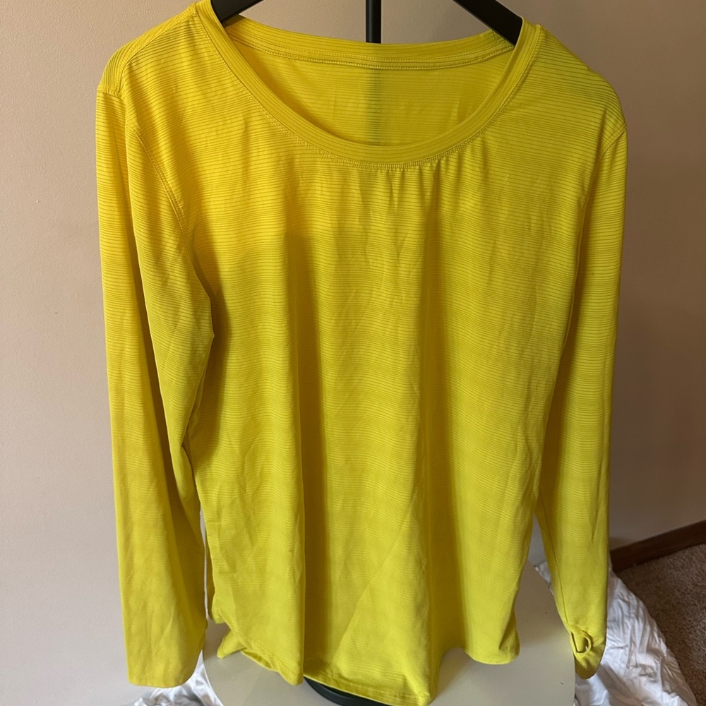 Yellow Long Sleeve Women's Top